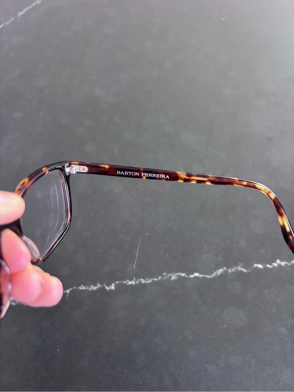 Barton Perreira Cheero 48 Tortoise Eyeglass Frames w/ Case